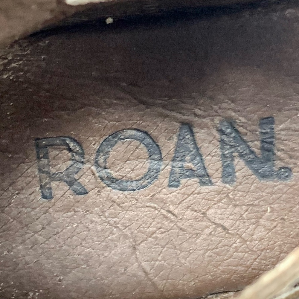 Roan By BedStu Winnie Lace Up Leather Sandals 7.5 Bohemian Moto Edgy Festival - Picture 11 of 16